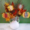 24 Sets Fall Pumpkin Ornaments Decorations Art Sets DIY 3D Fall Pumpkin Craft Kits Pumpkin, Fall Maple Leaf Foam Stickers Crafts for Kids Thanksgiving Halloween Party Home Classroom Activities
